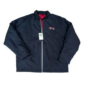 Nike Jordan Flight Heritage Reversible Jacket Black Red (DJ0238-010) Men Sz XL